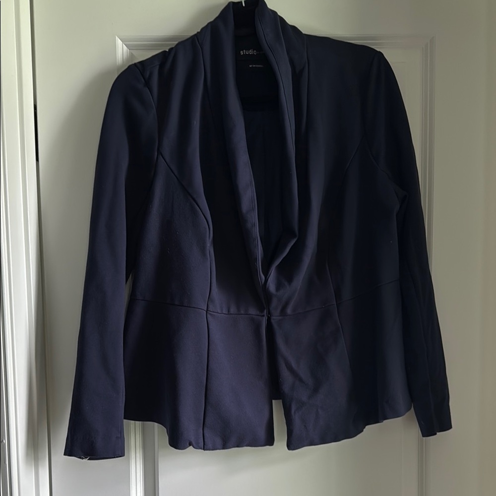Torrid Blue Blazer Tailored Suit Jacket